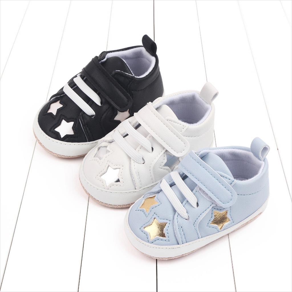 Sepatu Bayi Prewalker Perempuan Laki Laki Unisex 0-12 Bulan Girls Boys Baby Shoes Shoe Cewek Cowok 0-12 month murah A09 Twinkle Star