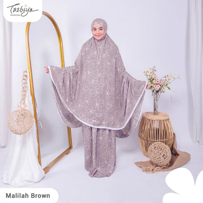 MUKENA TAZBIYA ALLOVER 2IN1 MALILAH SERIES ALLSIZE