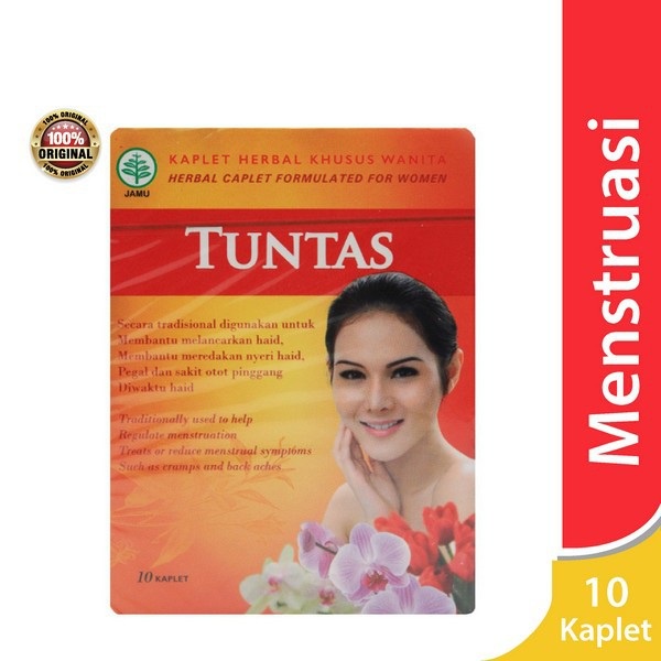 Pil Tuntas 1 pack isi 10 kaplet / Memperlancar Haid / Menstruasi / terlambat datang bulan
