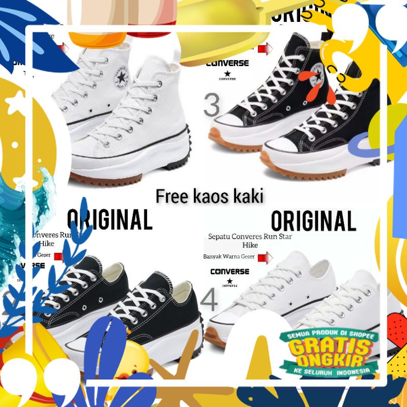Paling Laris /Sepatu ConverseRun Star hike Sepatu ConverseRun Star Hike Sepatu ConverseRun Star Hike