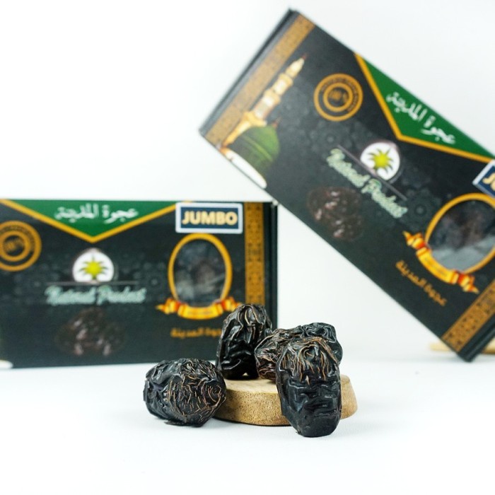 

Kurma Ajwa Madinah 500 Gr Jumbo XL Super Besar Nabi Rosul Premium