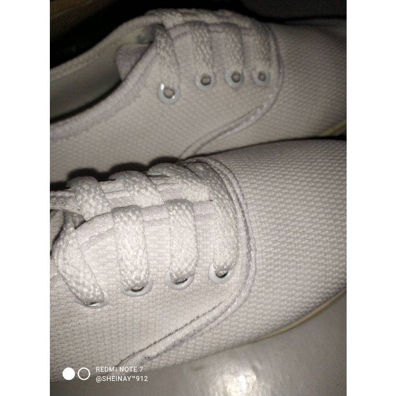 Sepatu Slip On Sneakers Wanita Putih Korea Tali Casual S08 Keren FSH206 Cladiva