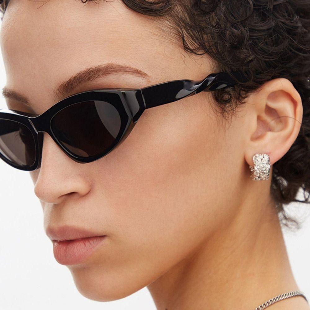 Lily Kacamata Oval Vintage Wanita &amp; Pria UV400 Protection Shades