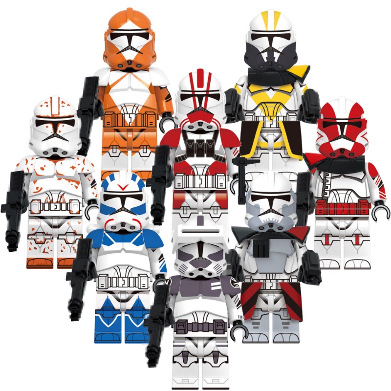 Star Wars Captain Stallion Commander Imperial Stormtrooper Clone Stormtrooper Stormtrooper Stormtrooper Figur Mini Rakitan Blok Bangunan Mainan