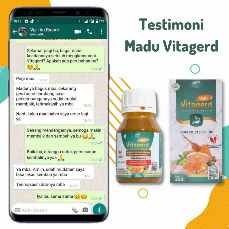 Madu Vitagerd Herbal Asli Obat Asam Lambung Maag Mah Magh GERD Kronis Masalah Pencernaan Nyeri Dada Ulu Hati Dada Pnas Terbakar 100% Original BPOM Garansi Uang Kembali GARANSI ASLI