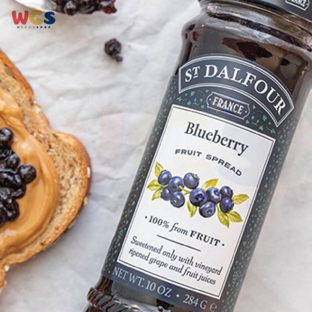 Selai St. Dalfour Wild Blueberry Fruit Spread 284 gr