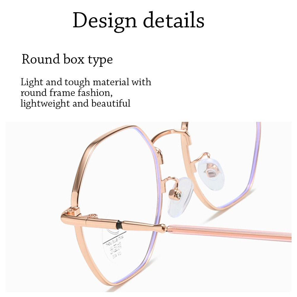 R-flower Anti-Blue Light Kacamata Fashion Portable Pelindung Mata Ultra Light Frame