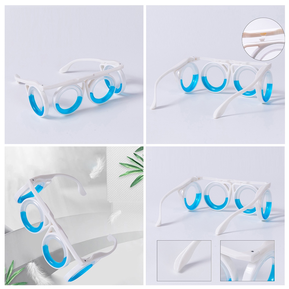 Kacamata Anti Sakit Gerak Airsickness Cairan Spectacles Mencegah Pereda Mual Kapal Portable Foldable Glass