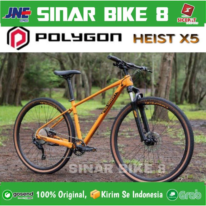 Sepeda MTB Hybrid POLYGON HEIST X5 700C Alloy 10 Speed