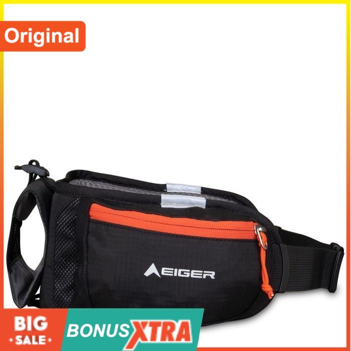 Tas Pinggang EIGER1989 XCELERATE BELT 1FA WAIST BAG Hitam 91000 5395 Ori