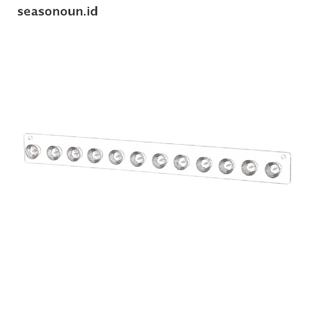 Seasonoun 12in1 Perekat Tempel Hiasan Dinding Penyimpanan Kait Perhiasan Tempat Display Perhiasan.