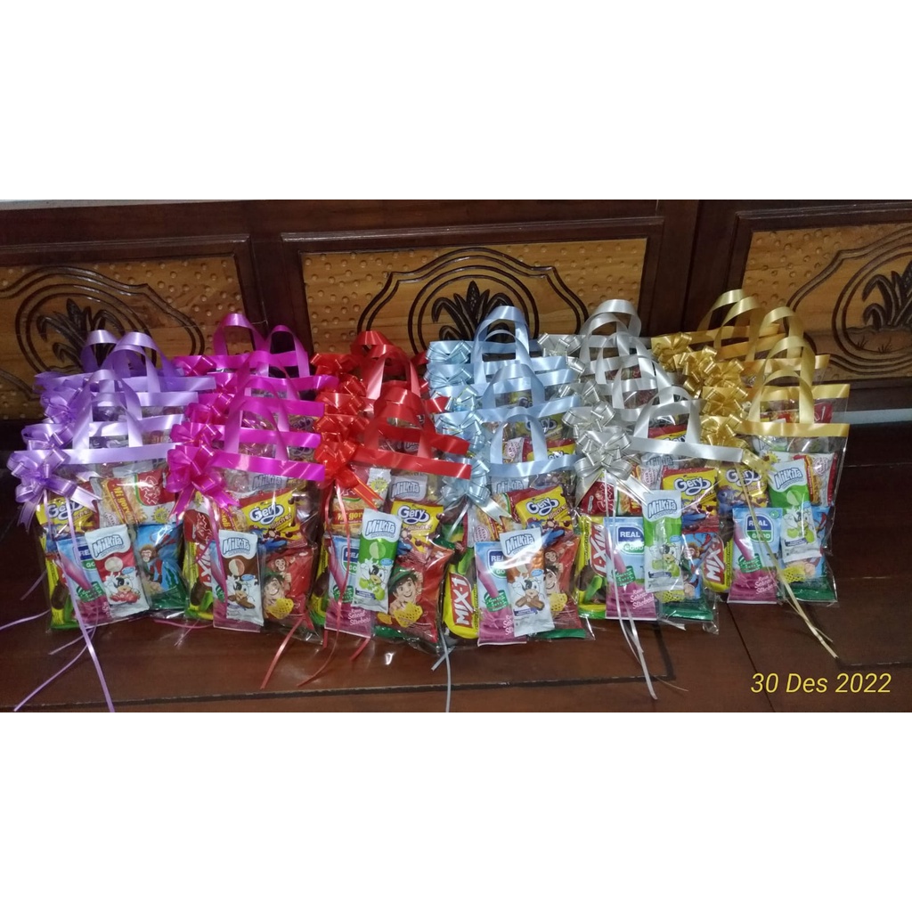 

Tas plastik snack ultah 10 pcs / Tas ultah