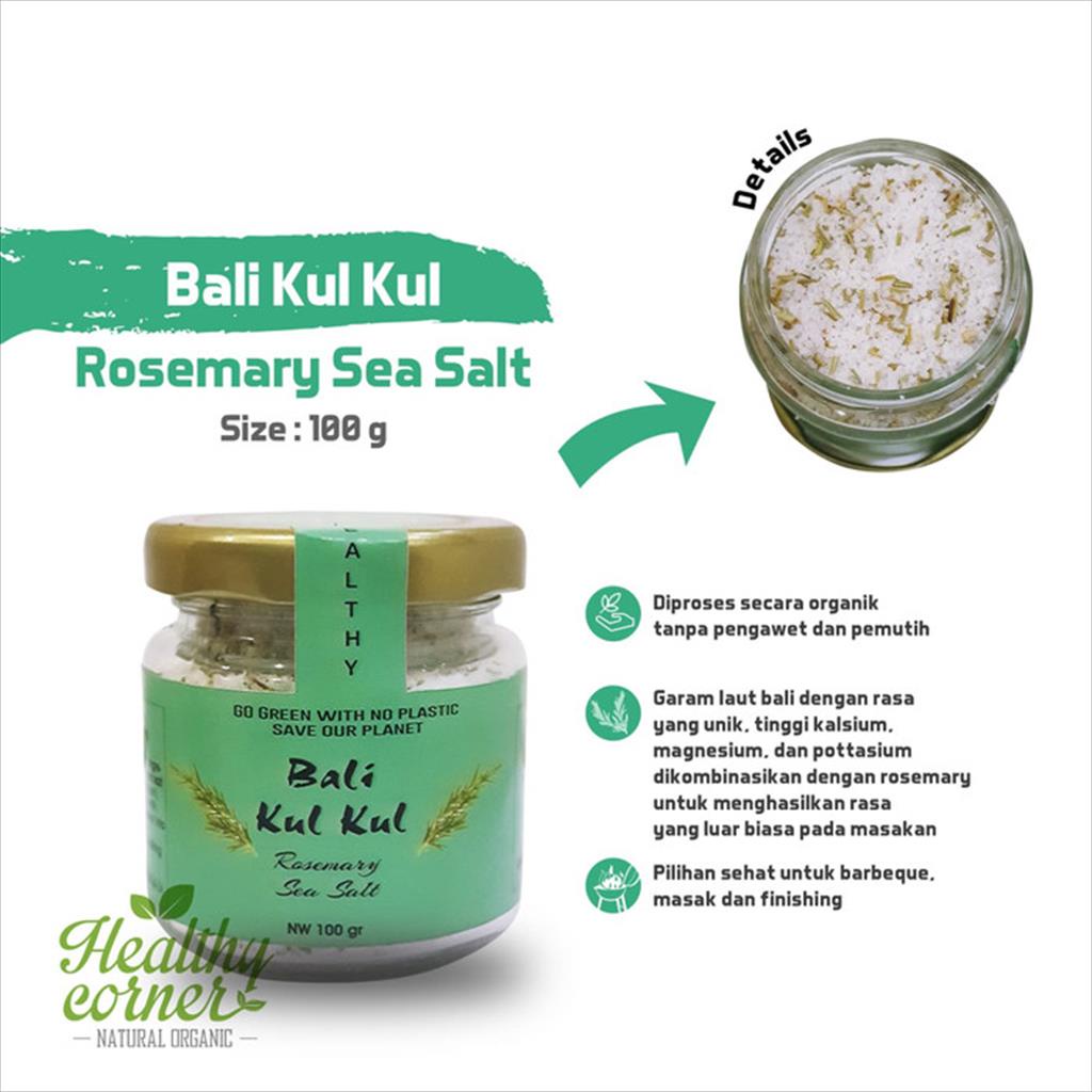 

Bali Kulkul - Garam Laut Bumbu Rosemary Sea Salt 100 gr