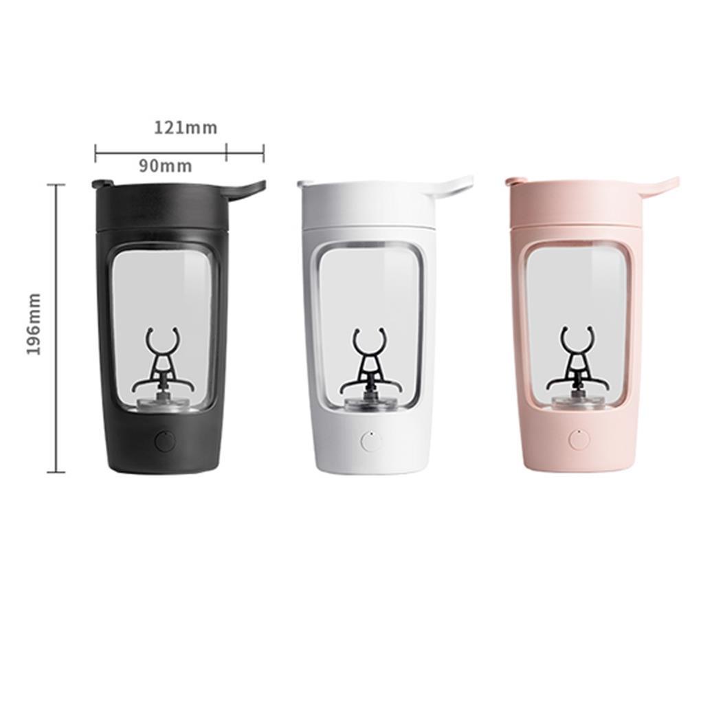 Botol Shaker Protein Elektrik Portabel Mixer Cup USB Rechargeable Shaker Cups Untuk Albumen Bubuk Kocok Kopi Susu