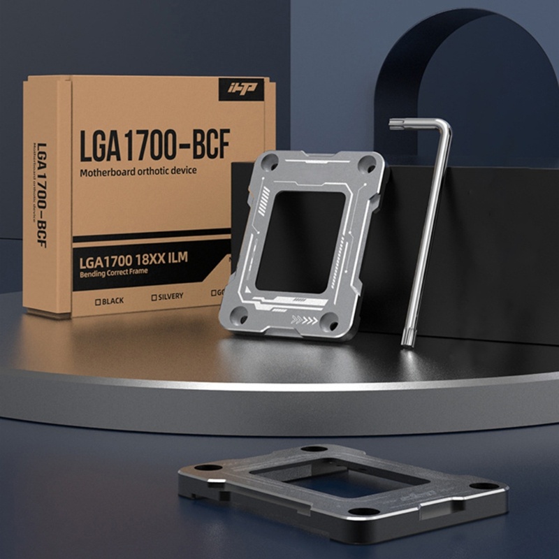 Btsg CPU Bending Koreksi Memperbaiki Gesper Backplane Bracket Untuk LGA 1700integral12 Generation CNC- Aluminium-Alloy Frame