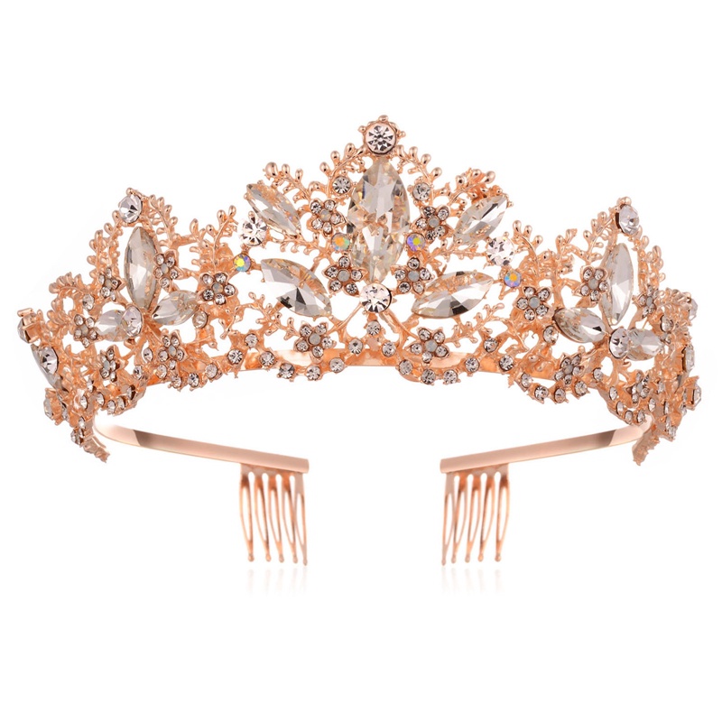 Tiara Pengantin Bling Baru Kristal Birthaday Wedding Crown