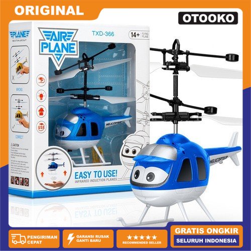 Mainan Anak Helicopter Helikopter Terbang Sensor Tangan AIR PLANE TXD