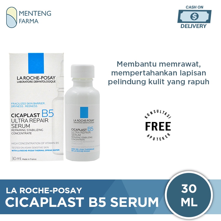 La Roche Posay Cicaplast B5 Serum 30 mL - Serum Untuk Kulit Sensitif