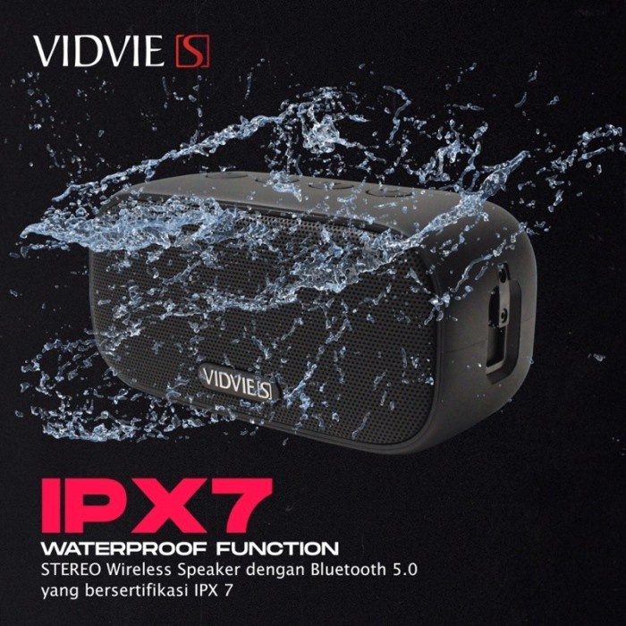 Vidvie S 4in1 Speaker Bluetooth Radio With SD Card Slot XL SP906 - Black