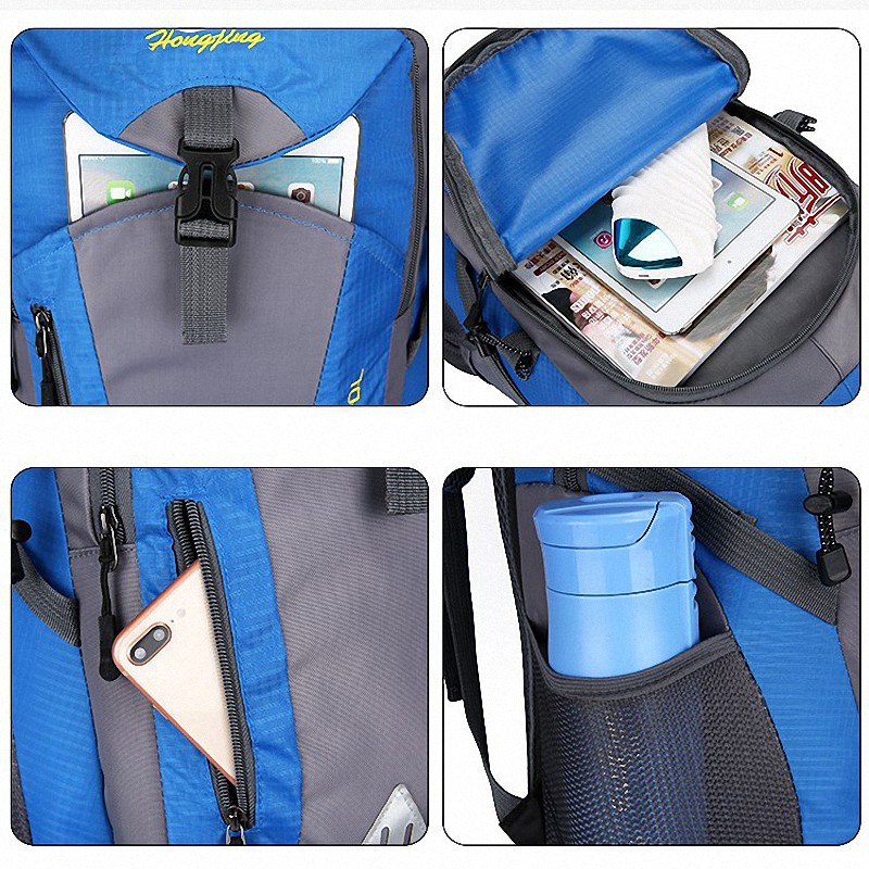 Bopai 40L Tas Ransel Pria Backpack Cowok Sekolah Tas Sekolah Anak Laki Laki Tas Gendong Laptop Anti Air Tas Gunung Hiking Camping Traveling Bag Unisex TR109