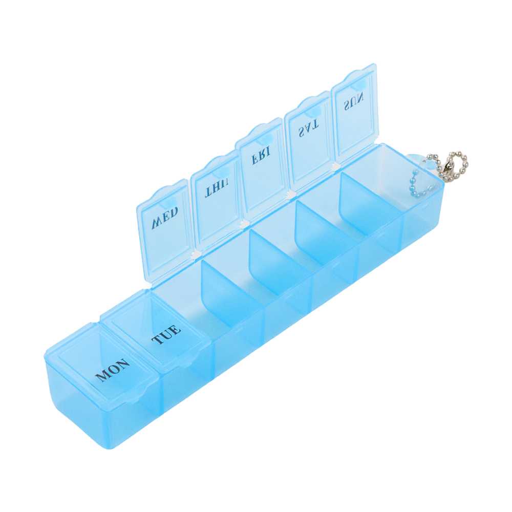 (BISA COD) FTIHSHP Kotak Obat 7 Day Medicine Tablet Storage - MS01