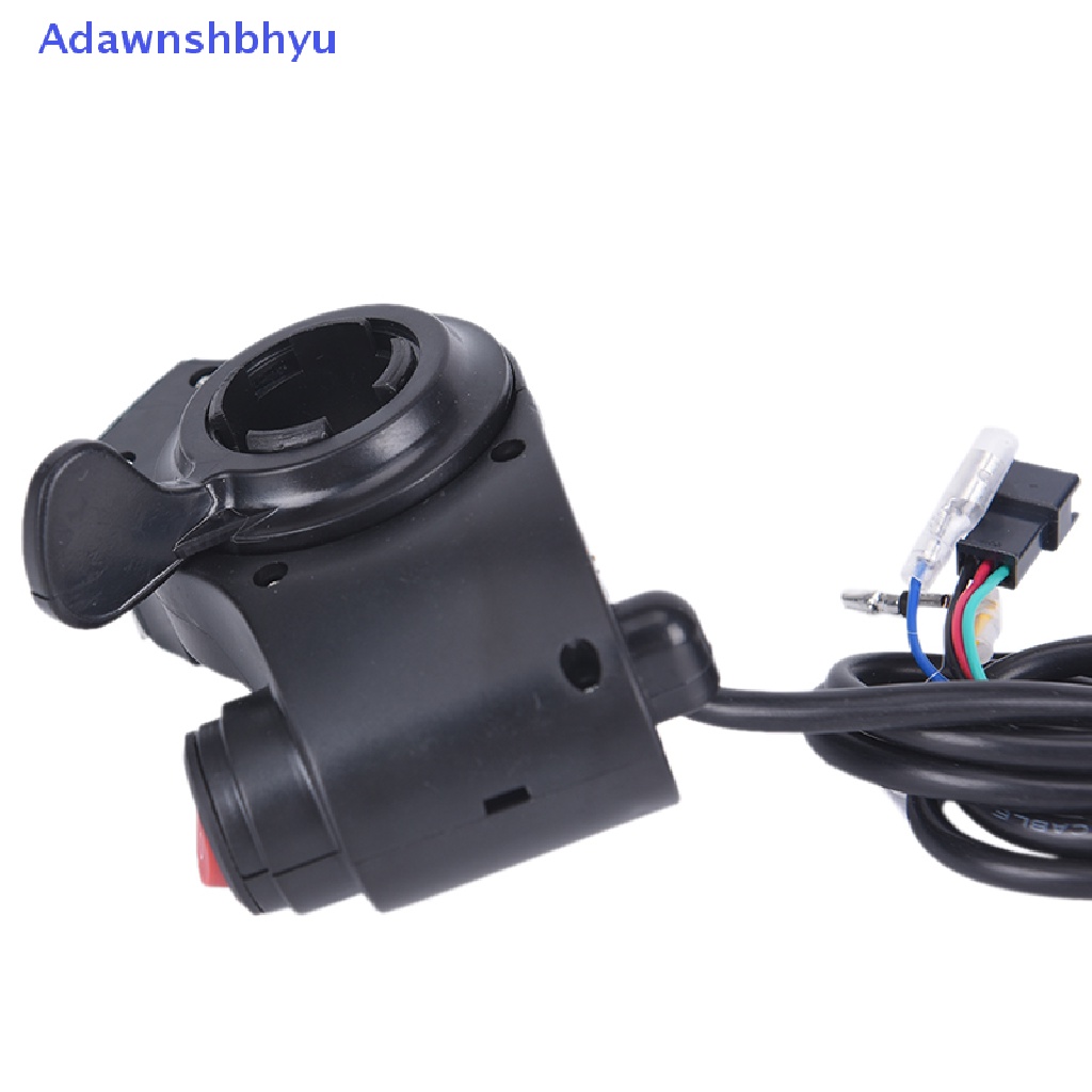 Adhyu Finger Thumb Throttle Skuter Elektrik Dengan Power Switch LED Display Switch Grip ID