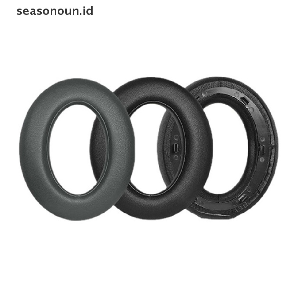 Seasonoun Soft Memory Foam Protein Ear Pads Pengganti Meizu HD60 HD 60headphone Earpads Earcups Bantal Telinga.