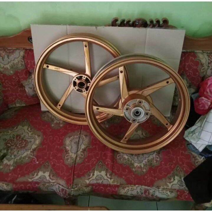 velg pelek racing tapak lebar ring 17 Megapro Primus PNP Tiger lama