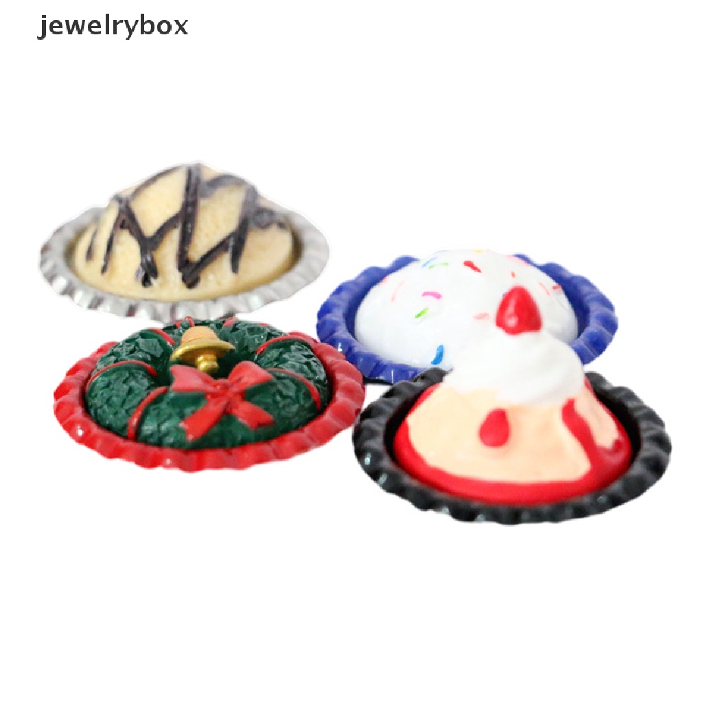 [jewelrybox] Miniatur Rumah Boneka Model Kue Rumah Boneka Kue Natal Rumah Boneka Mainan Makanan Butik