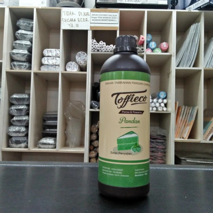 

Toffieco Pandan Pasta 1KG (Gratis MRJELLY Agar-agar 1 Sachet)