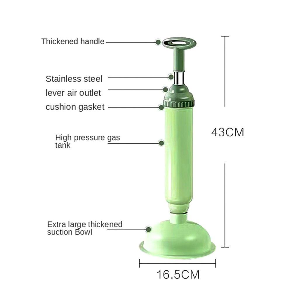 Solighter Toilet Plunger Dengan Sucker Drain Clean Supplies Anti Sumbat Pembersih Saluran Air Bathtub Shower