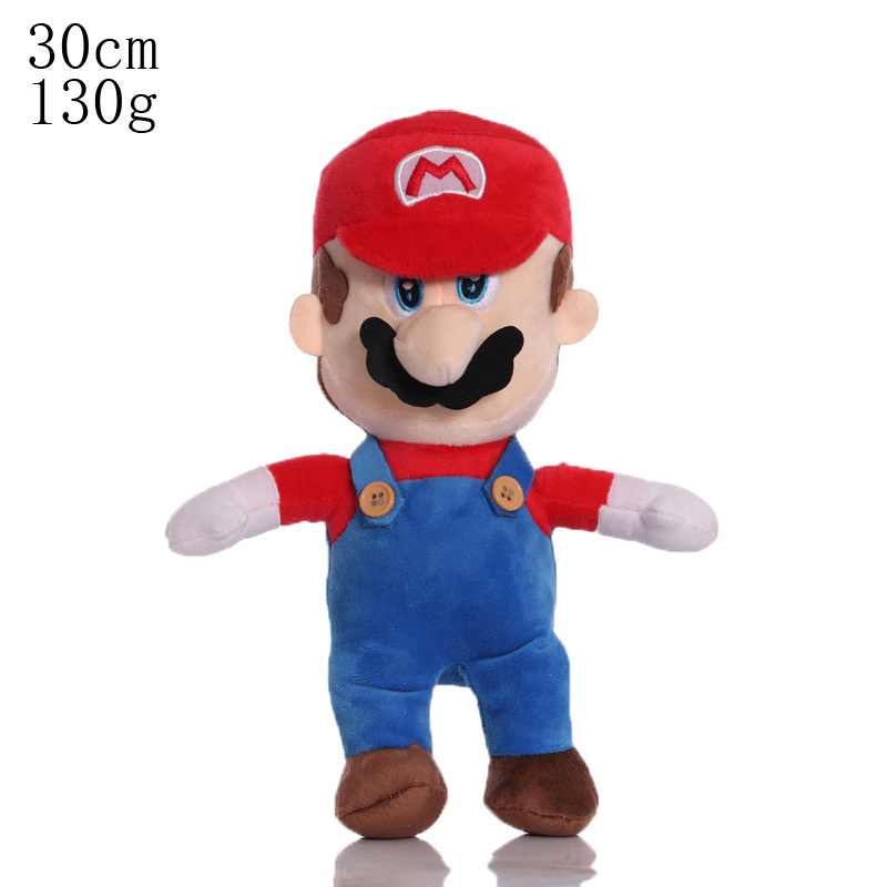 30 cm Anime Jepang Super Mario Bros Plush Dolls Game Boneka Lembut Mainan Hadiah Ulang Tahun Anak