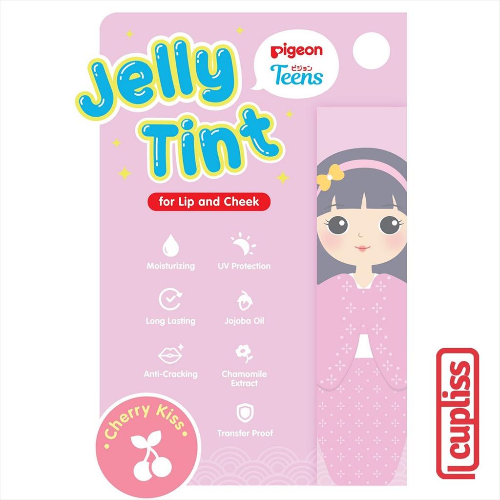 Pigeon Teens Jelly Tint Lip Pelembab Bibir Naomi - Cherry Kiss