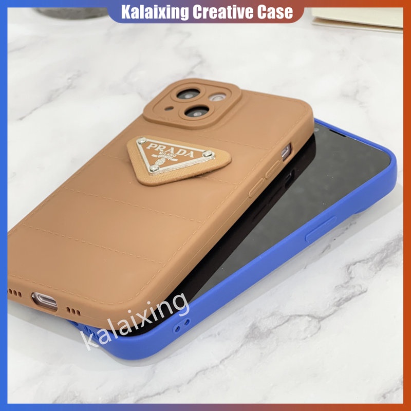 Casing Prada iPhone Ponsel Lembut Berbentuk Untuk Iphone14 Pro Max13 Pro 12 11 ProMax Xs Max Xr X Xs 7Plus 8Plus Casing Down Bentuk Jaket Back Cover