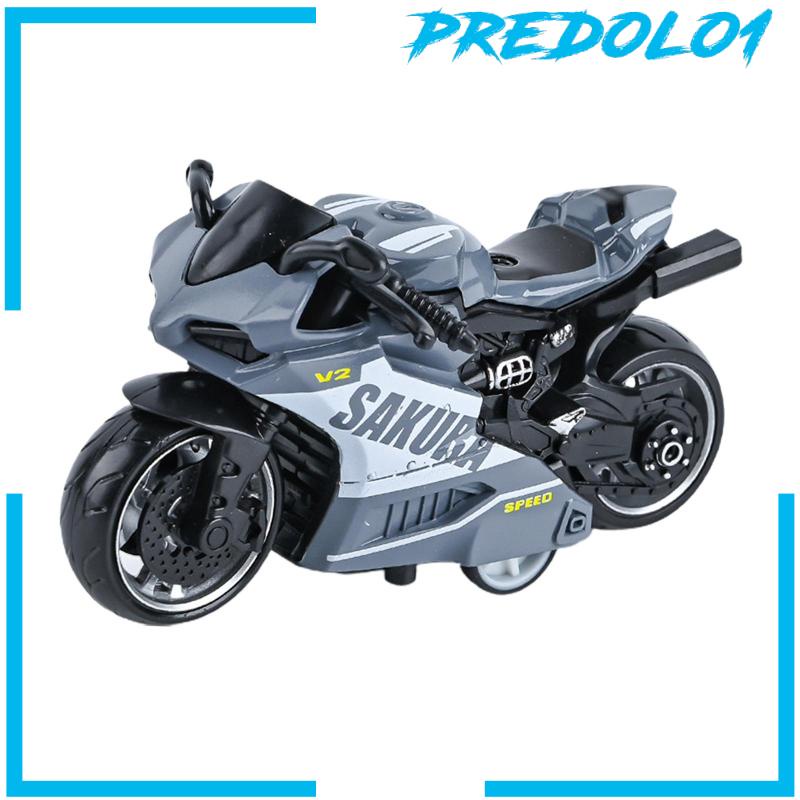 [Predolo1] Mainan Diecast Motor Kolektor Tenaga Gesekan Untuk Souvenir Pesta Anak