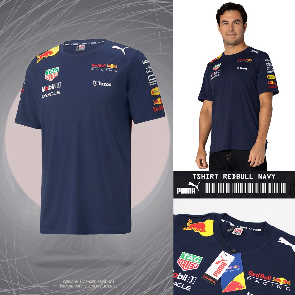 TSHIRT REDBULL RACING / KAOS PREMIUM REDBULL NAVY 24S / BAJU PREMIUM /TSHIRT F1 / KAOS FORMULA 1 / T