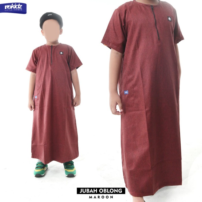 gamis koko jubah anak / jubah anak / jubah oblong rokidz