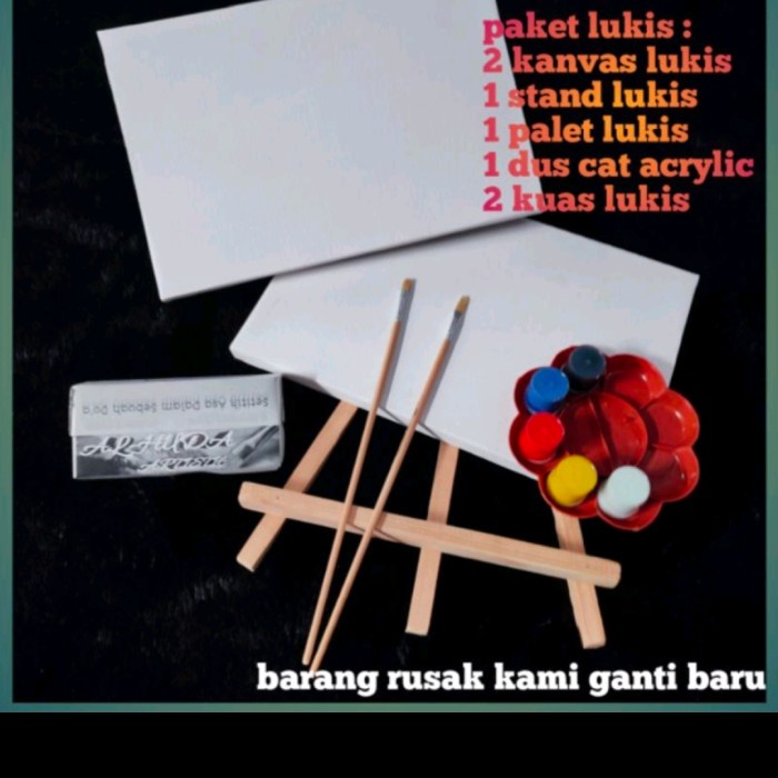 

DISKON WARNA/ paket melukis complite bagus murah berkualitas