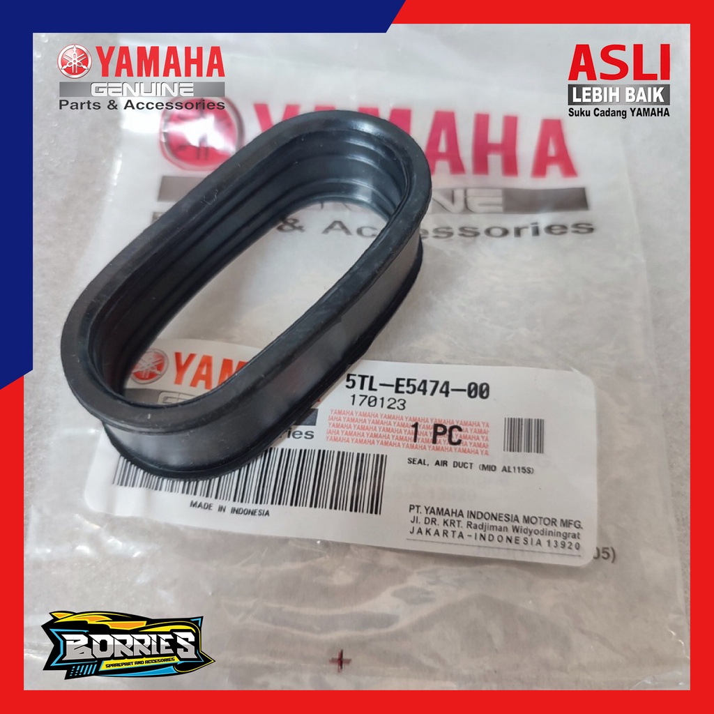 KARET SEAL DUCT AIR CVT BAGIAN ATAS MIO SMILE SPORTY SOUL 5TL-E5474-00