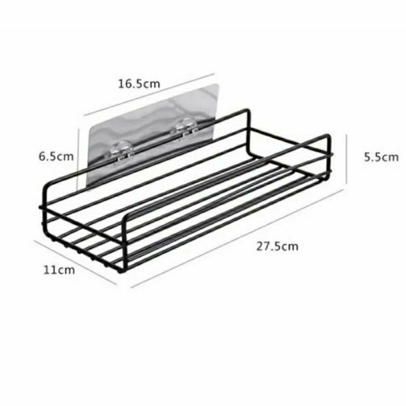 Rak gantungan sabun kamar mandi besi mode tempel