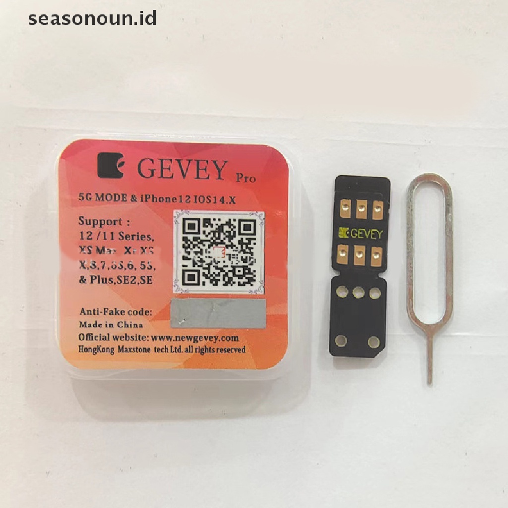 Seasonoun 1Pc Stiker Kartu Pembuka Gevey PRO Untuk iphone 6s-7-8-X-XSM-11-13PM.