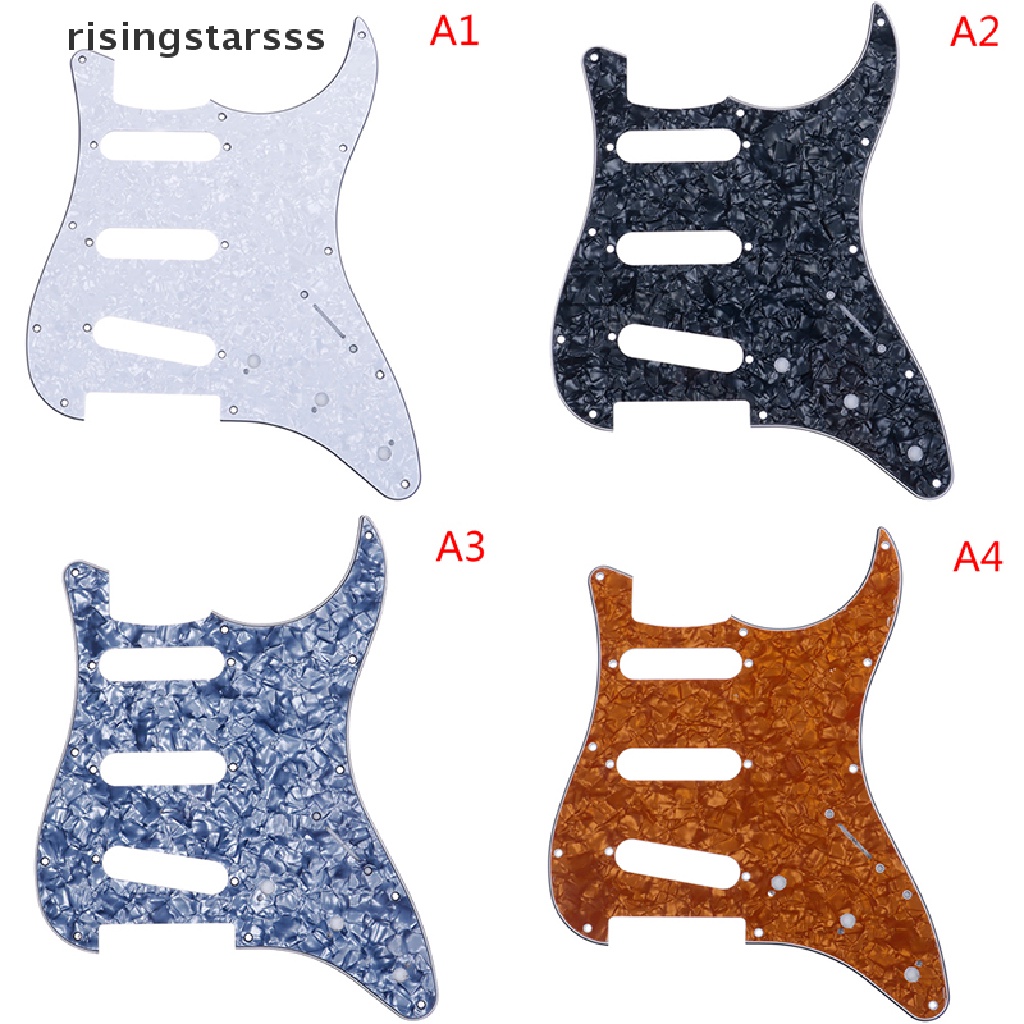 Rsid Span-new Plat Gores pickguard Gitar Elektrik Untuk stratocaster Jelly
