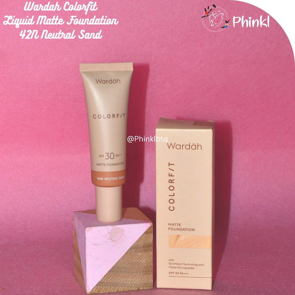 `ღ´ PHINKL `ღ´ ᘺᗩᖇᕲᗩᕼ Wardah Colorfit Matte Fundation oil control spf 30 hasilmattee alas bedak bb cream