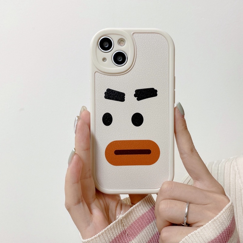 Ekspresi Lucu Emoji Soft Case OPPO A9 A5 A31 A53 A33 2020 A7 A5S A12 A11K F9 F11 A15S A35 A52 A92 A54 A36 A96 A83 A57 A3S A16 A1 Pro Reno 3 5 6 7Z 9 Man Men Putih