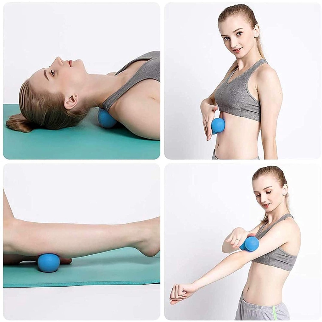 Fitness Massage Lacrosse Ball Relax Relieve Gym Training 6CM Lacrosse Ball Bola Terapi Tangan Bulat Single Massage Therapy Ball Bola Terapi