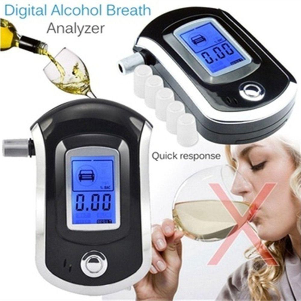 POPULAR Alkohol Analyzer Portable Breath Police Breathalyzer/Alat Ukur Napas Polisi