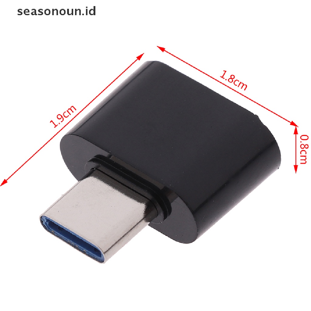 Seasonoun Type-c OTG adapter Handphone U disk tablet mini card reader.