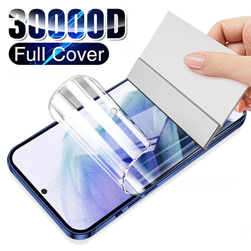 Mudah Dibersihkan Perlindungan Layar Aksesoris Anti-fingerprint Water Condensation Film Ultra-Tipis TPU Film Telepon Kualitas Tinggi Frosted Hydrogel Film Untuk Samsung Galaxy S23 Series