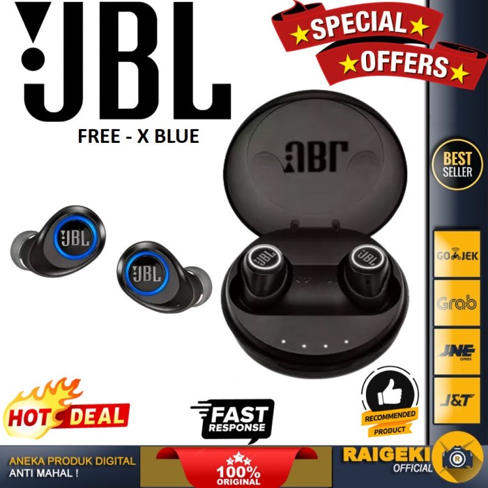 JBL Free X Headset Bluetooth Wireless Earphone