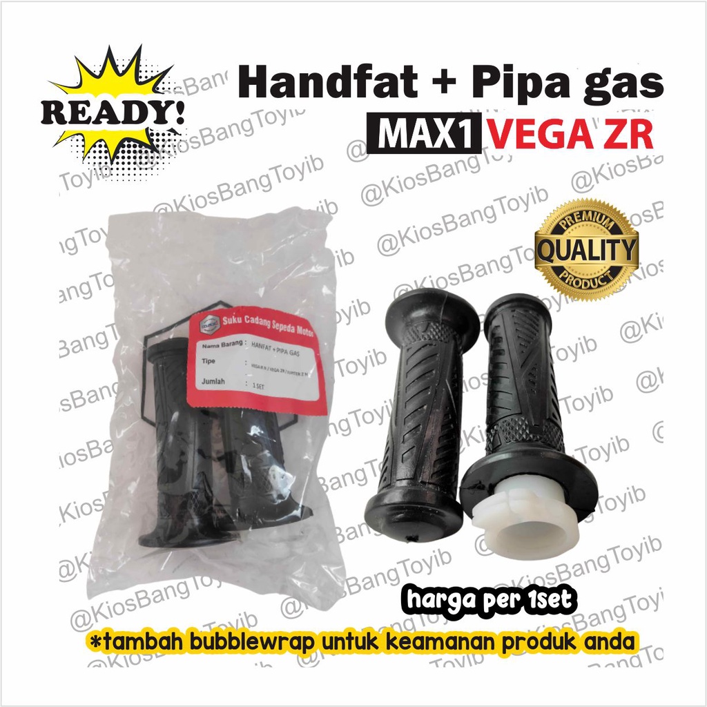 1pasang Handfat +Pipa Gas Assy VEGA R New VEGA ZR JUPITER Z New (max1)